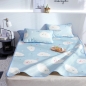 포리온 구름구름 침대 커버세트(블루) (150cmx195cm)