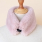 토끼털 자석 부착 넥워머(라이트핑크)
