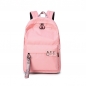스쿨 심플 데일리 백팩(핑크)