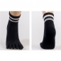 남성 줄무늬 발가락 양말(블랙) (245mm-270mm)