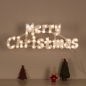 [은하수]LED 메리 크리스마스 글자 웜색 지니전구(49cm) (전원잭포함) (연결가능)