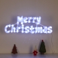 [은하수]LED 메리 크리스마스 글자 백색 지니전구(49cm) (전원잭포함) (연결가능)