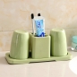 클린원 칫솔꽂이 양치컵 세트(그린)