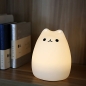 말랑냥이 무선 실리콘 무드등(건전지) (C형)