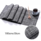 모던 논슬립 롱 테이블 러너(180cmx30cm) (그레이)