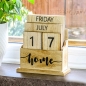 HOME 인테리어 우드달력
