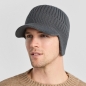니트 귀달이 캡모자(그레이)