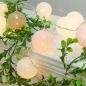 [은하수] 20구 LED 코튼볼 파스텔전구(3m) (점멸) (건전지타입)