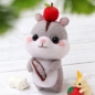 DIY 동물친구 양모펠트 키트(사과햄스터)