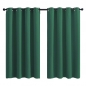 미드나잇 아일릿 암막커튼 2장세트(140cmx224cm)  (다크그린)