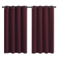 미드나잇 아일릿 암막커튼 2장세트(117cmx160cm)  (와인)