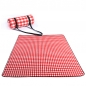 감성캠핑 잔체크 돗자리(150x200cm) (레드 화이트)