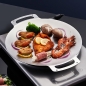 만능큐 스텐 그리들(40cm) (손잡이+가방포함)