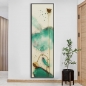 인테리어 수묵 담채화 캔버스 그림액자P(120cm*30cm)