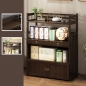 홈테리어 대나무 4단 장식장C-2(80cm)