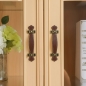 레더룸 가죽 가구 손잡이 2세트(96mm) (클래식 브라운)