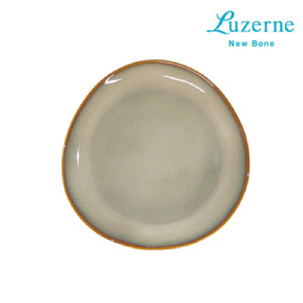 [싱가포르 루전] 러스틱 아이보리 삼각 접시 대 29cm